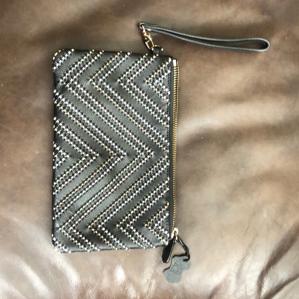 H Butler Leather Clutch